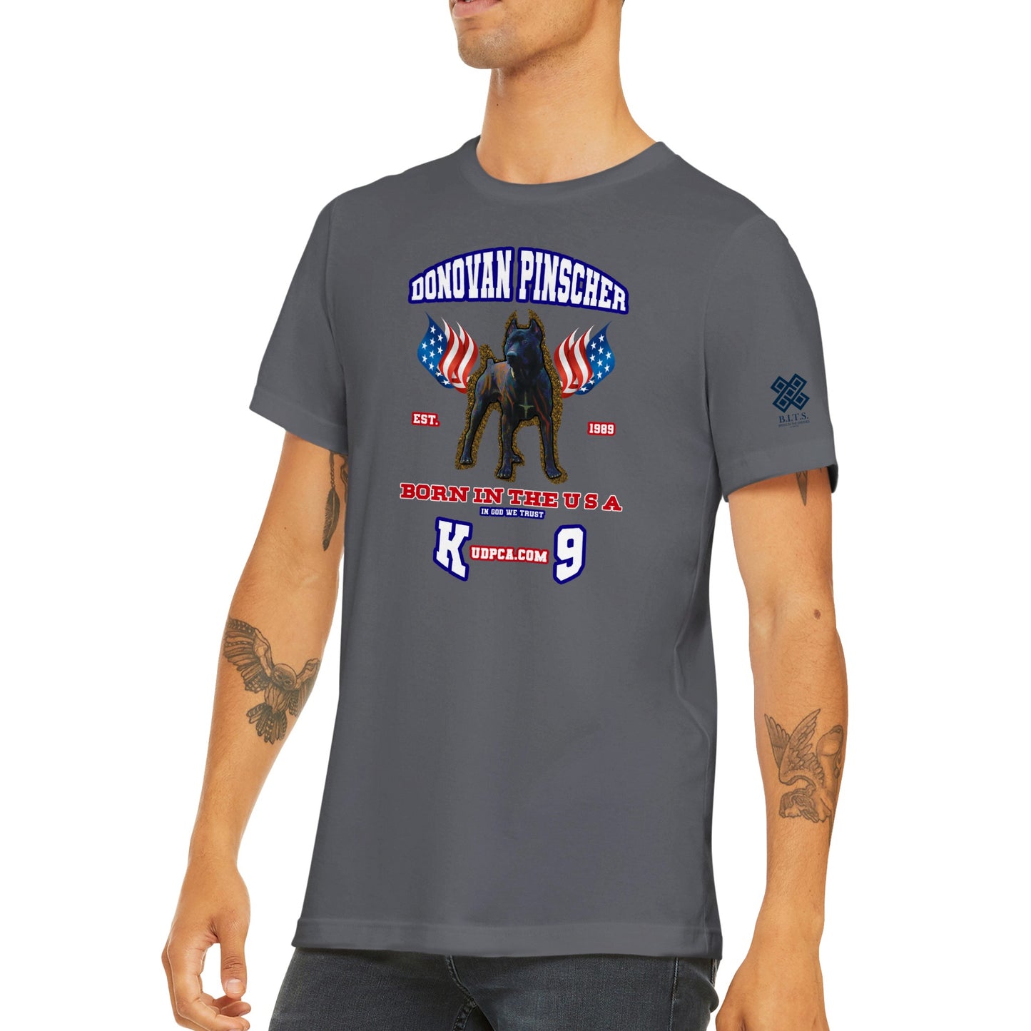 Donovan Pinscher UDPCA K-9, Classic Unisex Crewneck T-shirt