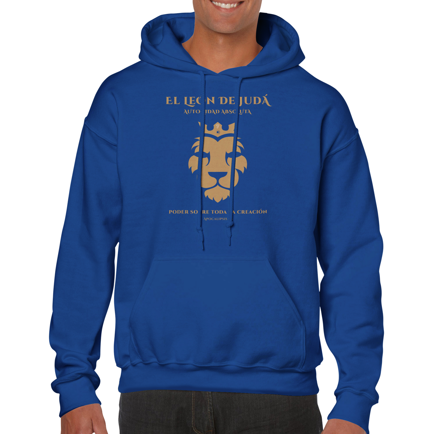 Leon De Juda, Sudadera con Capucha Clasica - Unisexo