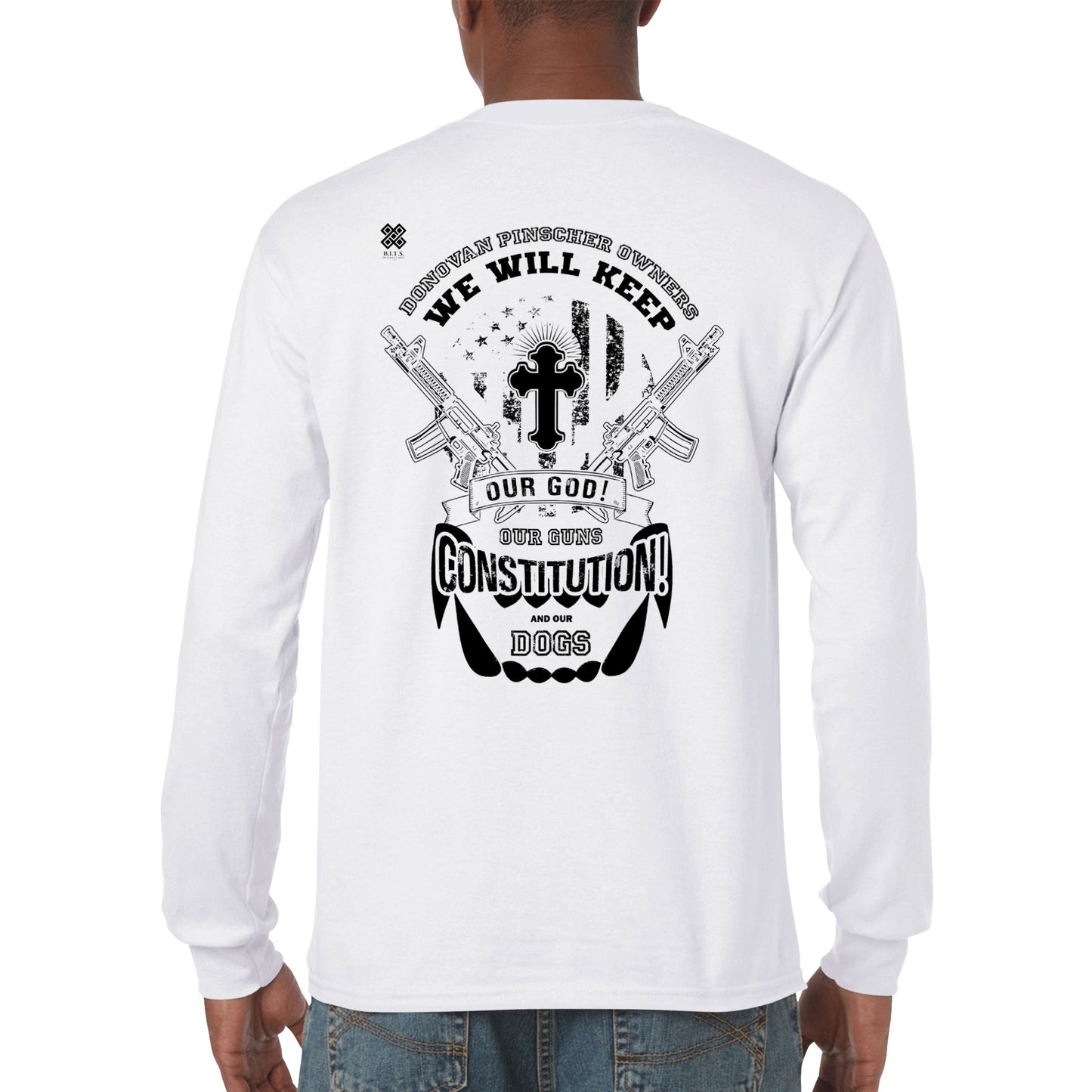Donovan Pinscher Our Rights Will Not be Stolen, Classic Unisex Longsleeve T-shirt