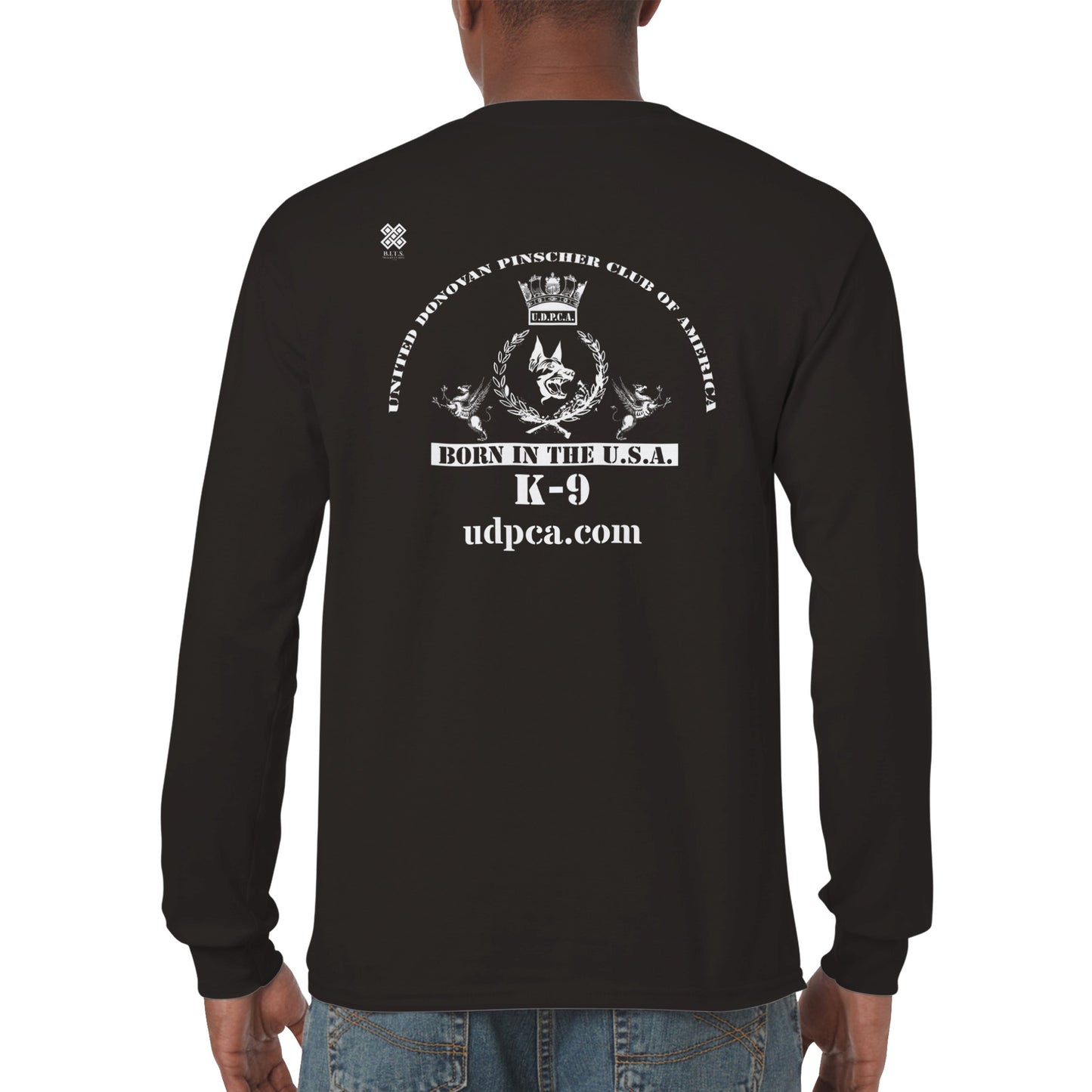 Original Donovan Pinscher Classic Logo, Classic Unisex Longsleeve T-shirt