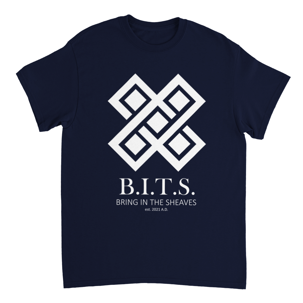 B.I.T.S. Logo, Heavyweight Unisex Crewneck T-shirt