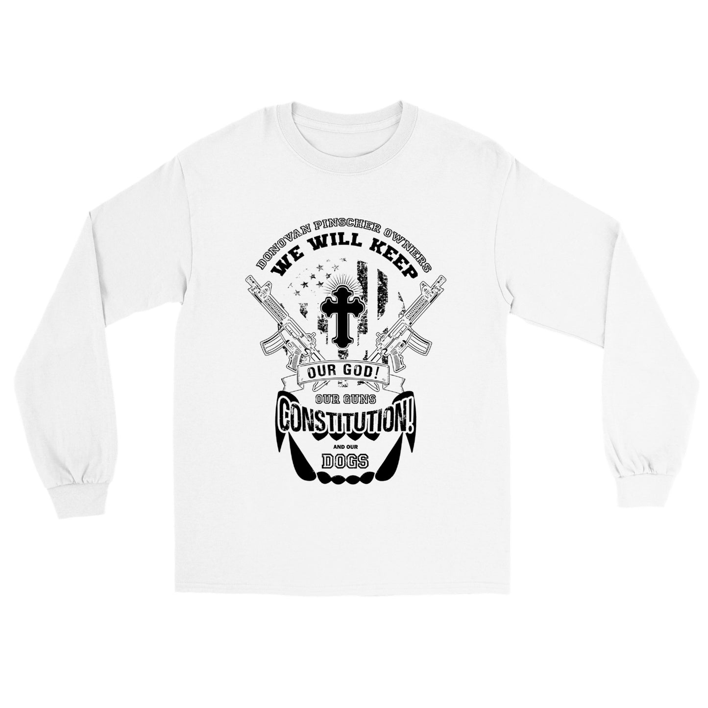 Donovan Pinscher Our Rights Will Not be Stolen, Classic Unisex Longsleeve T-shirt