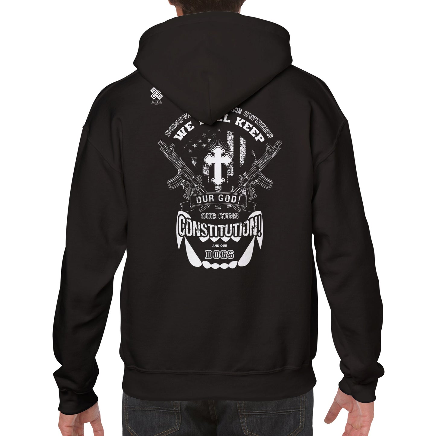 Donovan Pinscher Our Rights Will Not be Stolen, Classic Unisex Pullover Hoodie
