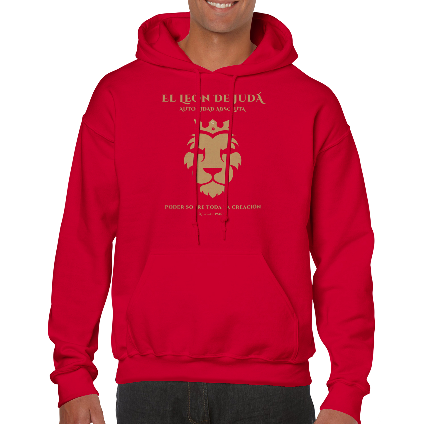 Leon De Juda, Sudadera con Capucha Clasica - Unisexo