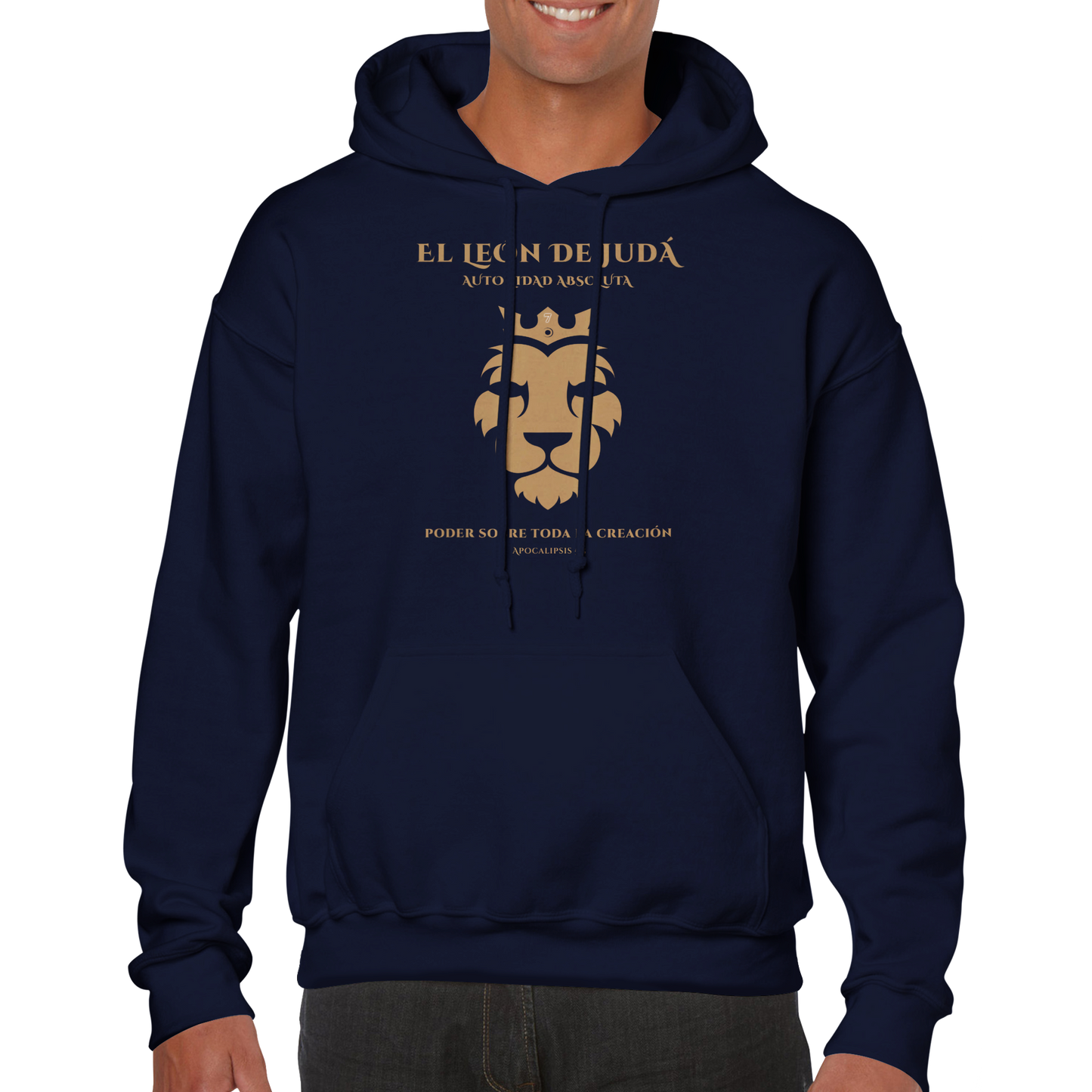 Leon De Juda, Sudadera con Capucha Clasica - Unisexo