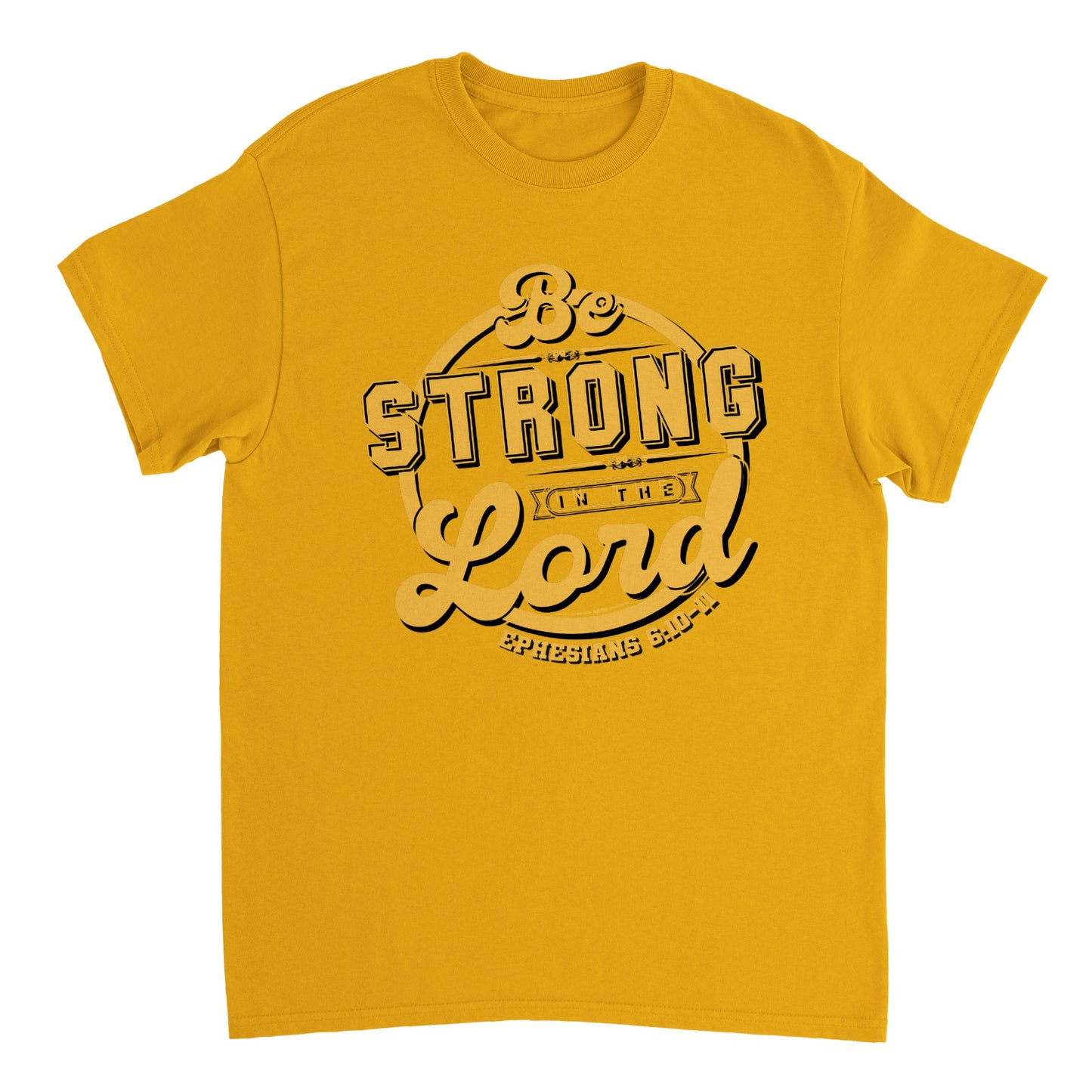 Be Strong in The Lord Ephesians 6:10-11, Heavyweight Unisex Crewneck T-shirt