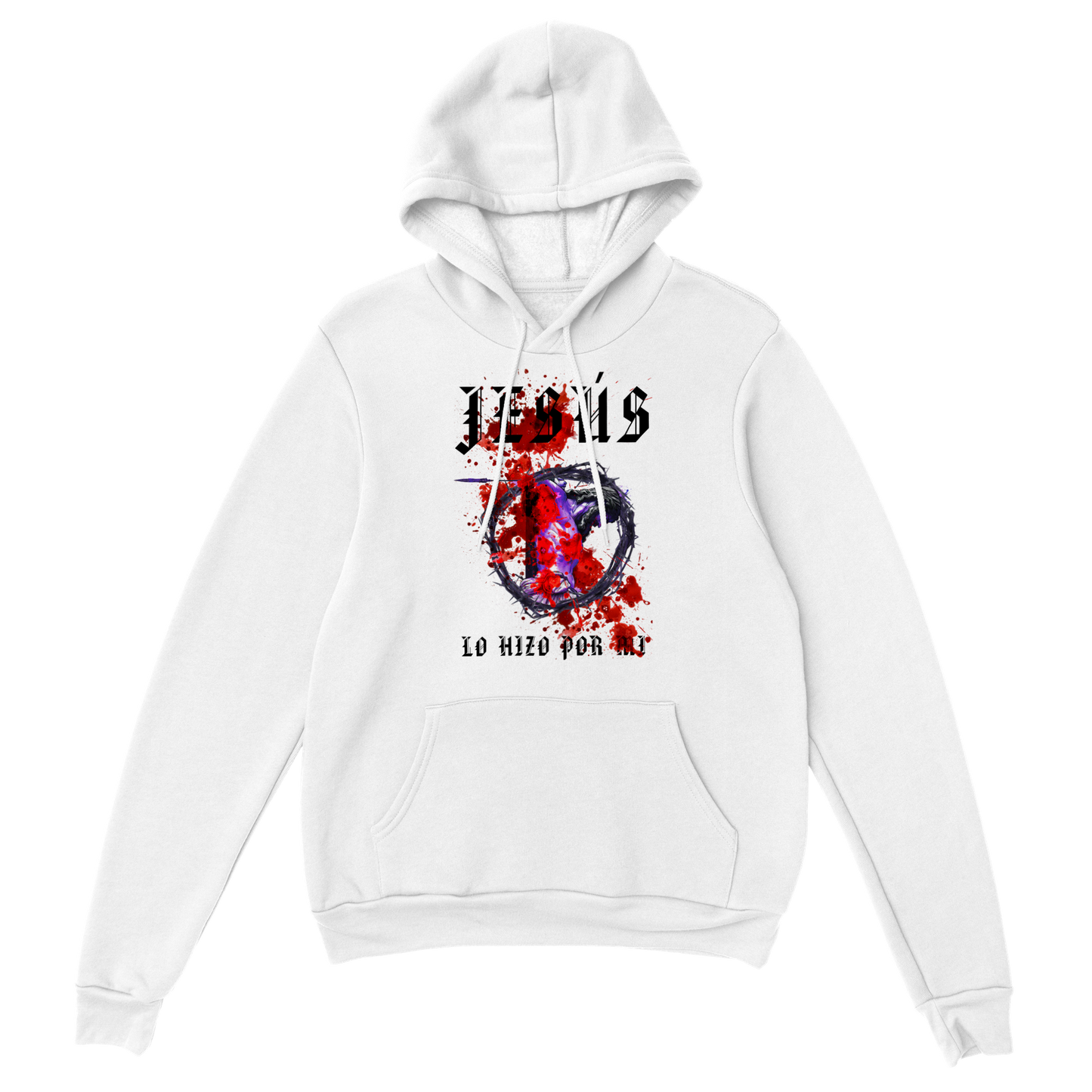 La Crucificacion Lo Hizo Por Mi, Sudadera con Capucha Clasica - Unisexo
