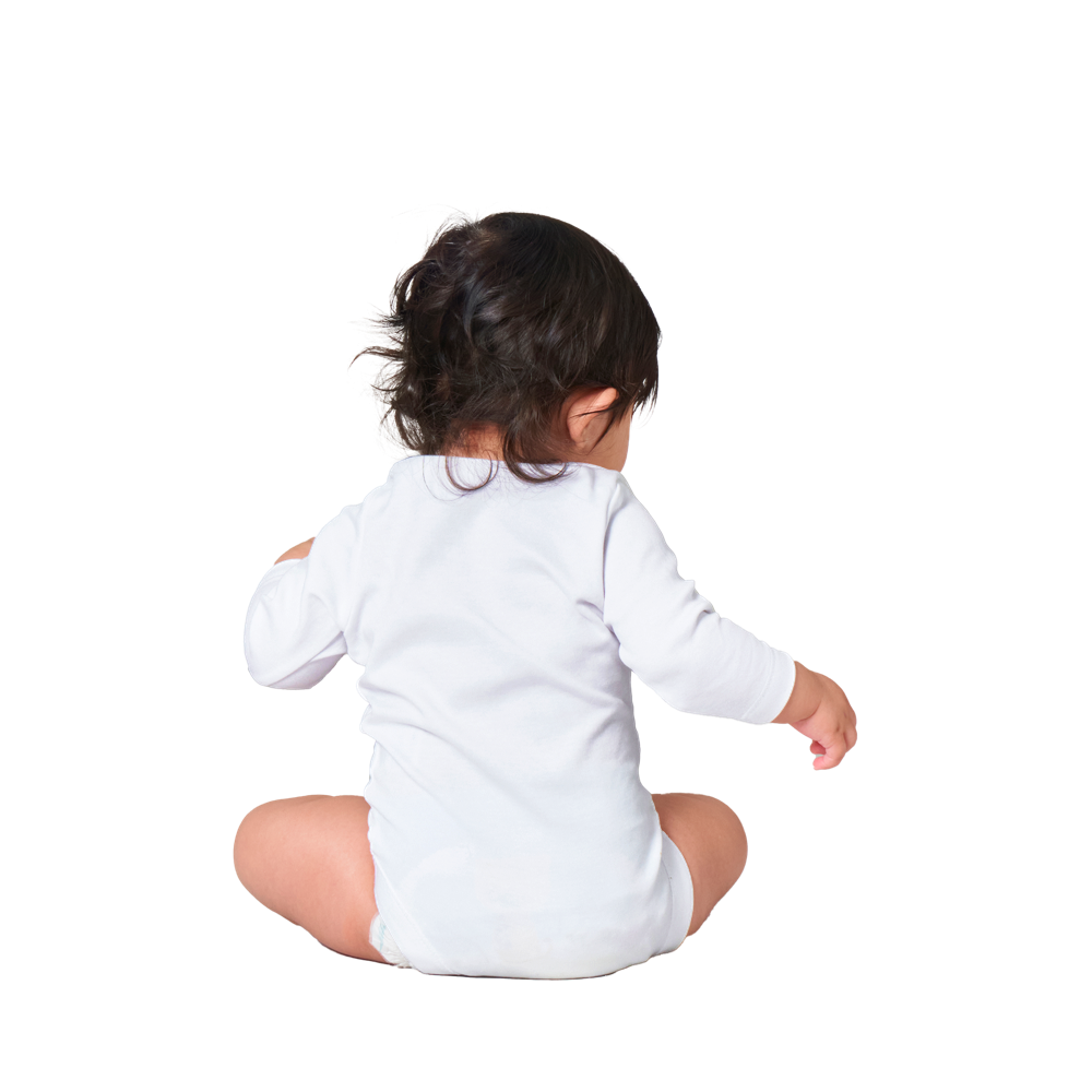 B.I.T.S. Logo, Classic Baby Long Sleeve Onesies