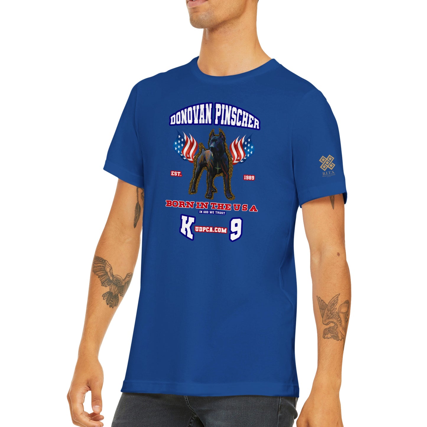 Donovan Pinscher UDPCA K-9, Classic Unisex Crewneck T-shirt