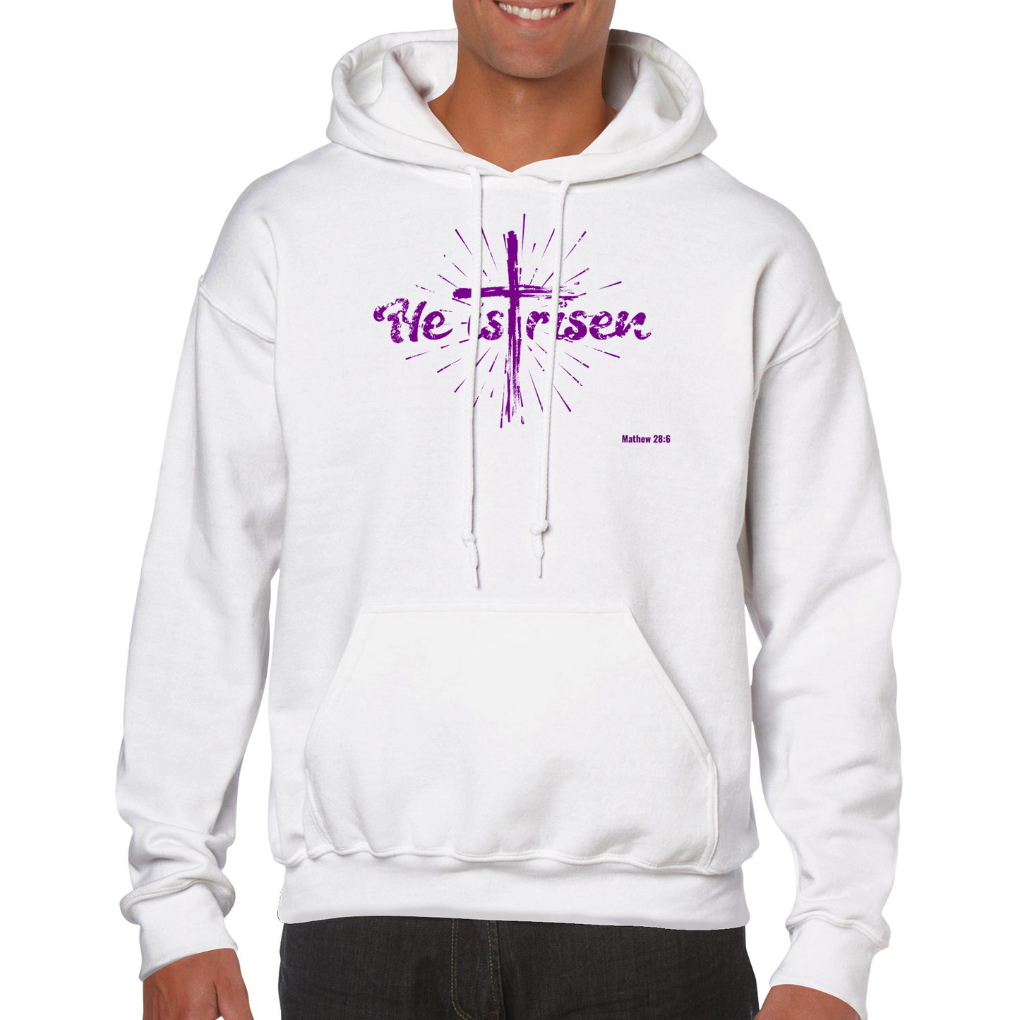 HE IS Risen, Classic Unisex Pullover Hoodie