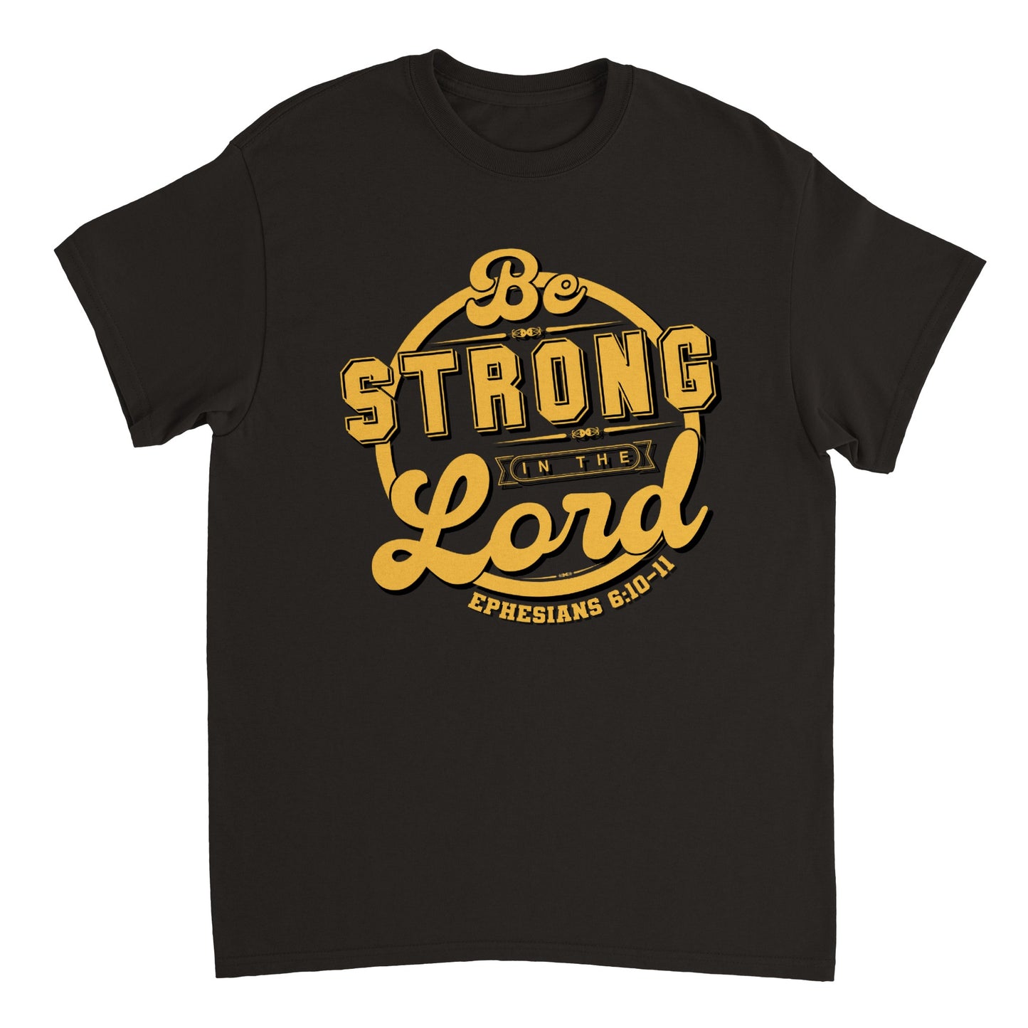 Be Strong in The Lord Ephesians 6:10-11, Heavyweight Unisex Crewneck T-shirt