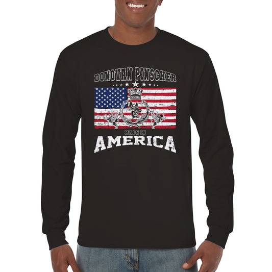 Donovan Pinscher American Made Classic Crest, Classic Unisex Longsleeve T-shirt