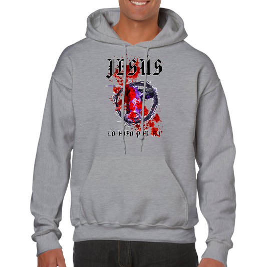 La Crucificacion Lo Hizo Por Mi, Sudadera con Capucha Clasica - Unisexo