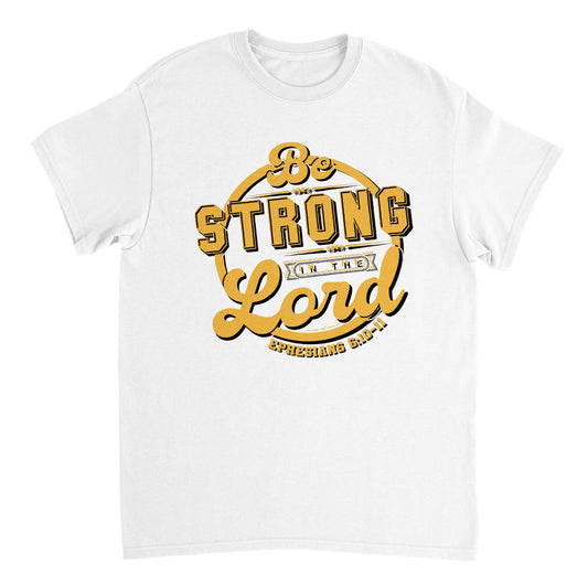 Be Strong in The Lord Ephesians 6:10-11, Heavyweight Unisex Crewneck T-shirt