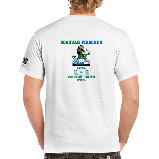 Donovan Pinscher Not My Child, Heavyweight Unisex Crewneck T-shirt