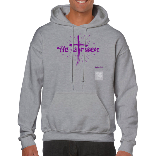 HE IS Risen, Classic Unisex Pullover Hoodie