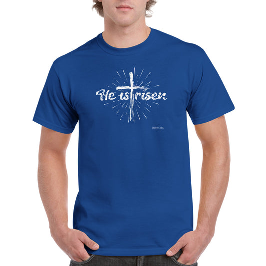 HE IS Risen, Heavyweight Unisex Crewneck T-shirt