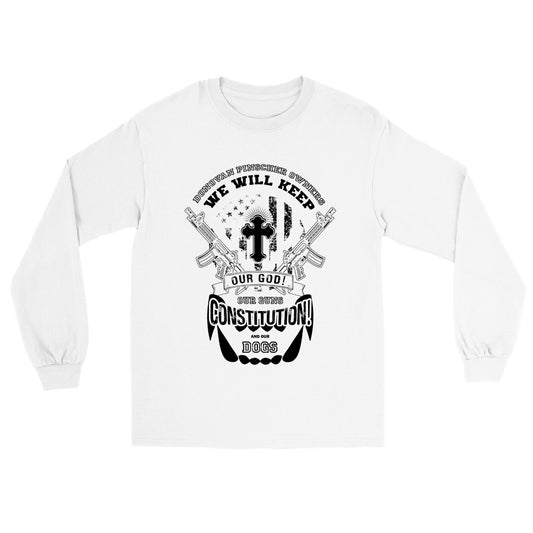 Donovan Pinscher Our Rights Will Not be Stolen, Classic Unisex Longsleeve T-shirt