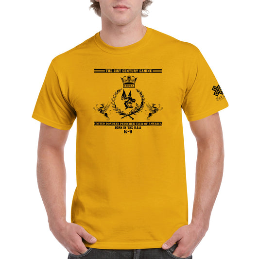 Original Donovan Pinscher Classic Logo, Heavyweight Unisex Crewneck T-shirt