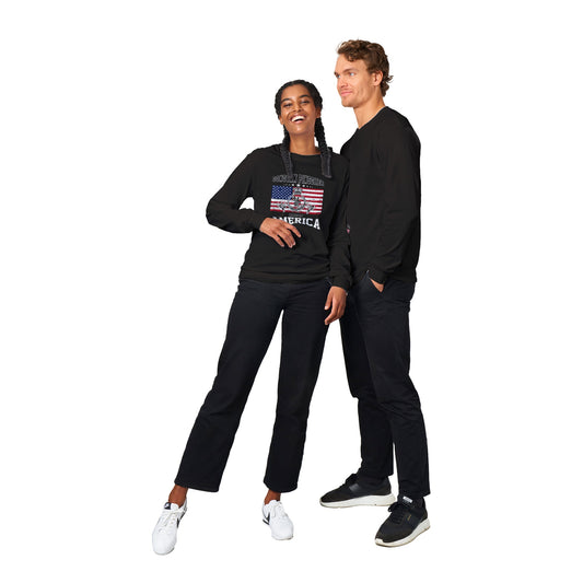 Donovan Pinscher American Made Classic Crest, Classic Unisex Longsleeve T-shirt