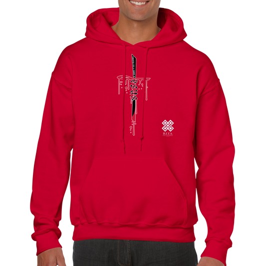 Cubierto Por La Sangre De Cristo, Sudadera con Capucha Clasica - Unisexo